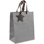 Пакет А5 23*18*10 "Gray stripes" нейтр., бум.мат.ламинат