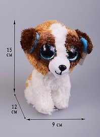 Мягкая игрушка Щенок бело-рыжий, 15см (11-01060-10-6)