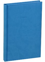 Алфавитная книга А5 80 листов "FESTIVAL" голубая