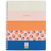 Тетрадь в клетку Hatber, "Ягодки", 96 листов, в ассортименте