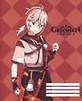 Тетрадь в клетку Genshin Impact, Kazuha, 48 листов