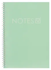 Тетрадь в клетку Listoff, "New day. Салатовый", А4, 80 листов