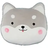 Подушка мордочка Хаски (текстиль) (40х40) (12-01009-0289462)