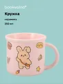 Кружка Зайчик (розовая) (керамика) (350мл) (12-34466-BT-1538)