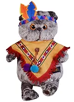 Игрушка мягкая Budi Basa, Басик в костюме индейца (В1) Ks25-070