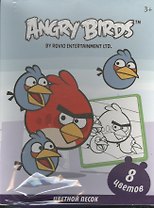 Набор для творчества Цветной песок Angry Birgs (84953) (3+) (коробка)
