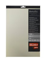 Бумага дизайнерская А4 20л "Металлик шампань" 130г/м3, DECAdry