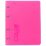 Тетрадь на кольцах в клетку Stila, Neon Pink, 120 листов