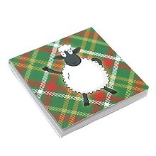 Блок бумаги в диспенсере 7,5*7,5см самокл. "Овечка" 7575SHEEP2-50