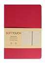 Ежедневник недатированный «Soft Touch» А6+, морозный румянец, 136 листов, экокожа, Listoff