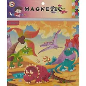 Магнитная рамка-пазл Динозавры 19,5х17, 2 вида в ассортименте