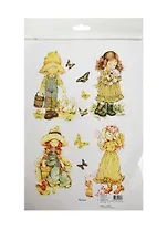 Рисовая карта для декупажа Детки в деревне №3 (АМ400034) (21х29см) (упаковка)