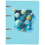 Тетрадь на кольцах в клетку Listoff, "My dreams. Дизайн 14", 100 листов