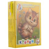 Кубики Пушистики-1 без/об 12 шт.00685