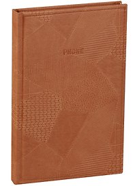 Алфавитная книга А5 80 листов "BAZAR" коричневая