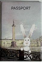 Обложка для паспорта СПб Августин Дворцовая площадь (ПВХ бокс) (ОП2024-425)