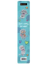 Закладка для книг пластиковая "Don`t worry, be happy "