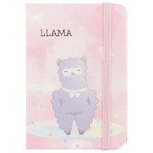Записная книжка «Lucky lama» А7, 80 листов в клетку, в ассортименте - 0