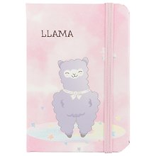 Записная книжка «Lucky lama» А7, 80 листов в клетку, в ассортименте