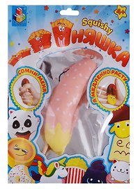 Игрушка-сквиш «Банан в карамели» Мммняшка Squishy, 1Toy