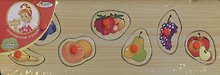 Рамка-вкладыш деревян. Фрукты (E03-3687) (149951) (29х10) (Играем вместе)