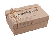Коробка подарочная "Weekend" 18*14*7см, картон
