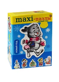 Пазл «Новый год» 6 пазлов, макси, Рыжий Кот