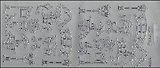 Контурные наклейки Парк миниатюр (2.3151) (лист) (серебро) (10х23см)