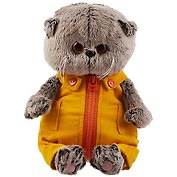 Мягкая игрушка Басик BABY в вельветовом комбинезоне (20 см) (BB-080)