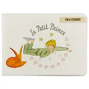 Обложка для студенческого Маленький принц Лис и Принц на белом фоне (СБ2017-032)