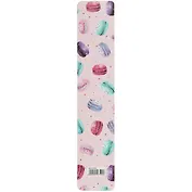 Закладка для книг пластиковая "Красочные макаруны"