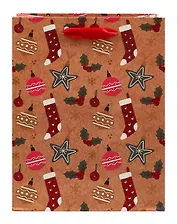 Пакет А5 23*18*10 "Сказка" Новый год, бум.мат