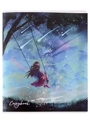 Тетрадь в клетку Феникс+, "Мечтательница", 48 листов, в ассортименте