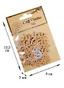 Цветочки крафт со стразом, 40шт*2см (D26000878)