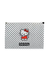 Папка для тетрадей А5 "Hello Kitty", на молнии, пластик, объемная, Премьера