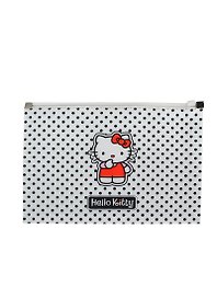 Папка для тетрадей А5 "Hello Kitty", на молнии, пластик, объемная, Премьера