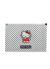 Папка для тетрадей А5 "Hello Kitty", на молнии, пластик, объемная, Премьера