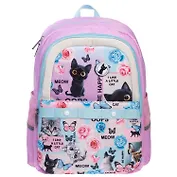 Рюкзак "Cat day" 2 отделения, 41*29*17,5 см, полиэстер, 3 кармана