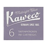 Картриджи Kaweco, темно-синий, 6 штук