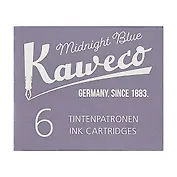Картриджи Kaweco, темно-синий, 6 штук