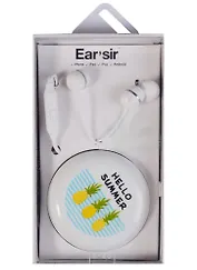 Наушники с боксом Ананасы (E25)