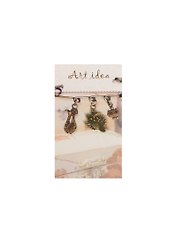 Кулоны в асс. 2 Подвеска Летящая сова бронза (QA 6867) (14021278) (упаковка)