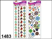 Набор наклеек Интерьер Дом-декор (1483) (упаковка)