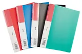 Папка с бок. прижимом А4 25мм, ассорти, GoodMark