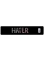 Закладка для книг пластиковая "Hater"