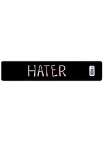 Закладка для книг пластиковая "Hater"