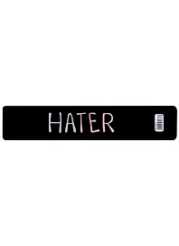 Закладка для книг «Hater», пластик