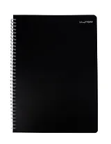 Тетрадь А4 80л кл. "Onyx" пласт.обл., спираль