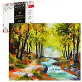 Набор для творчества. Алмазная мозаика на подрамнике "Лесная прохлада", 40 х 50 см