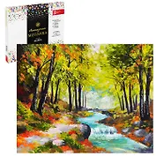 Набор для творчества. Алмазная мозаика на подрамнике "Лесная прохлада", 40 х 50 см